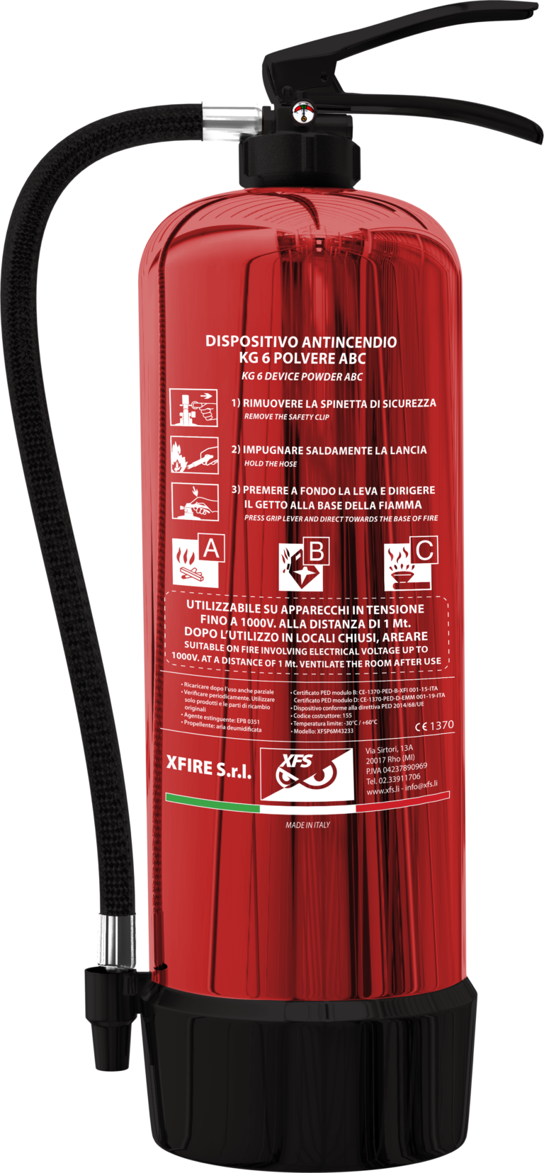 Estintore 3D Real - Red